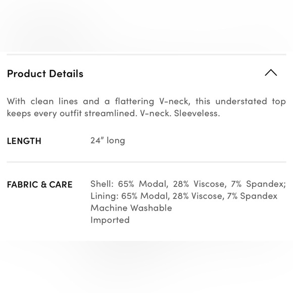 ANN TAYLOR NWT Sleeveless V Neck Blouse Navy Sz L Stretch - Picture 3 of 8